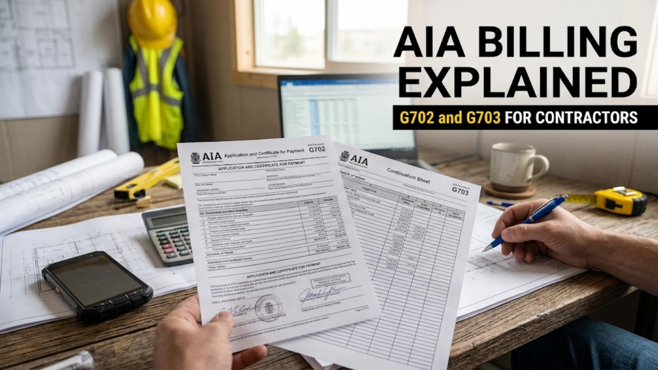 AIA Billing Explained: G702 and G703 for Contractors